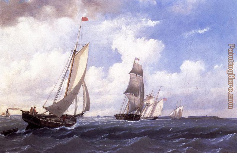 The ' Mary' of Boston Returning to Port